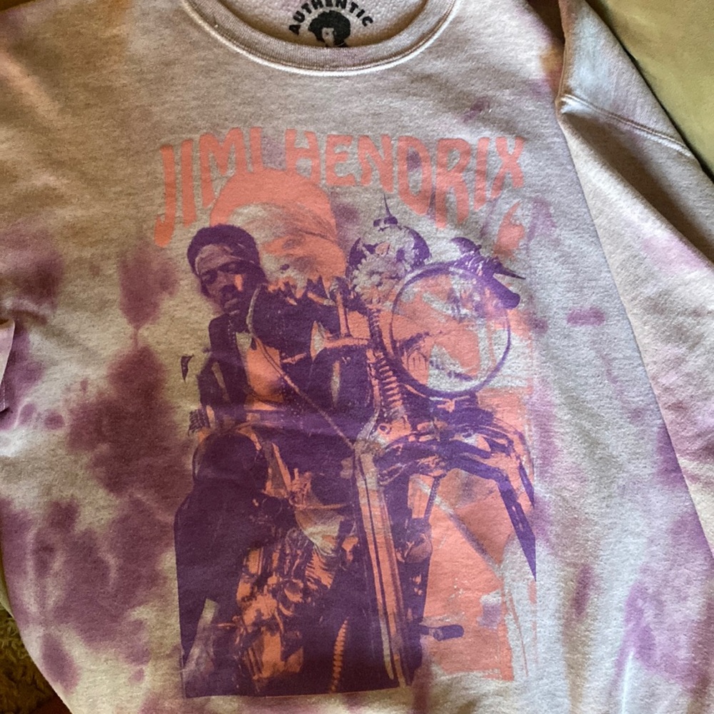 90s vintage tie dye Purple pink and lavender soft Original Jimmy Hendrix size L